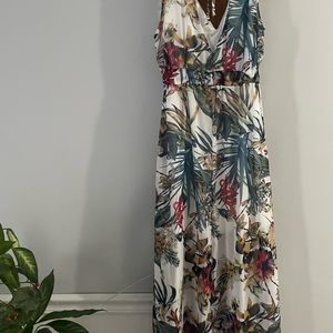 Tropical Hawaiian Maxi Dress
